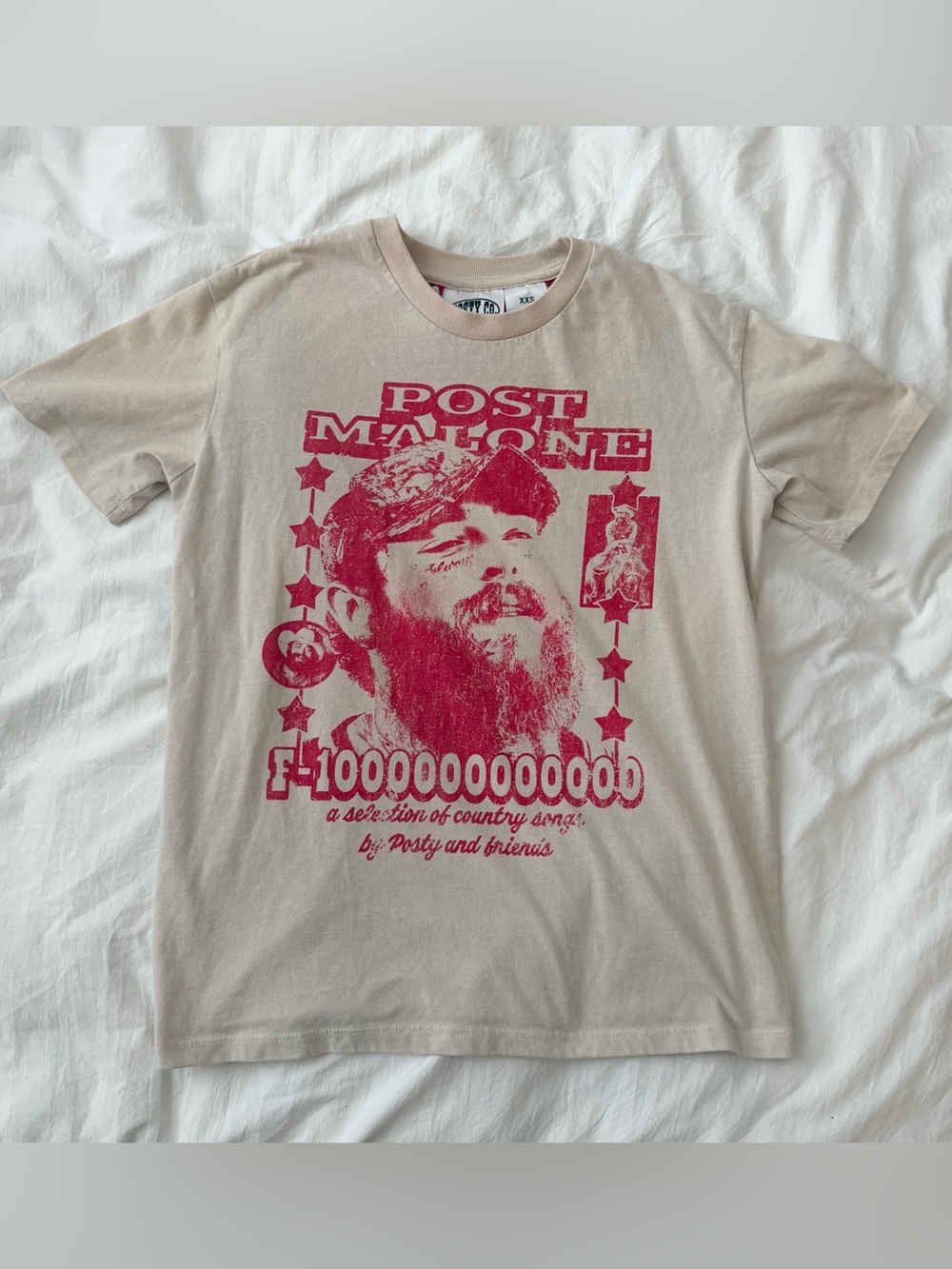 posty co post malone graphic tee shirt